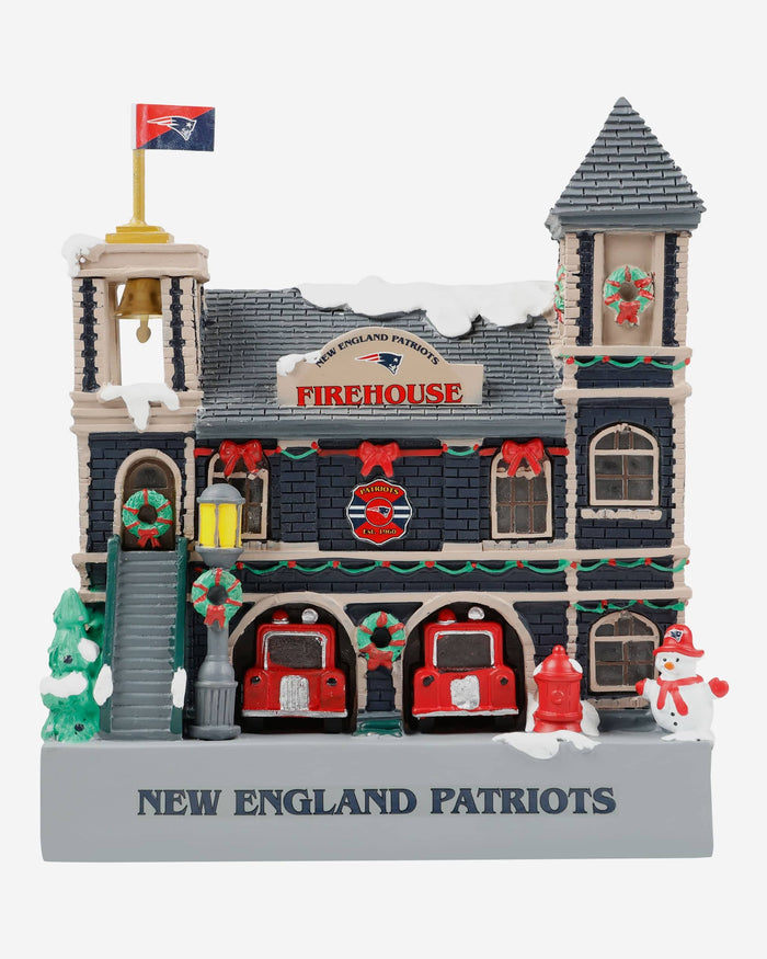 New England Patriots Light Up Resin Team Firehouse FOCO - FOCO.com