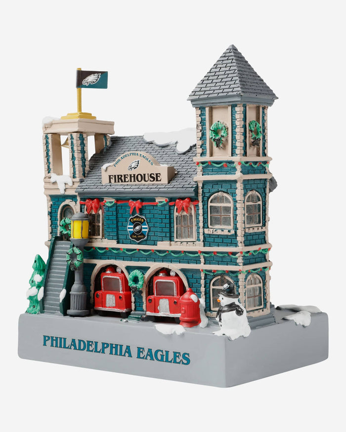 Philadelphia Eagles Light Up Resin Team Firehouse FOCO - FOCO.com