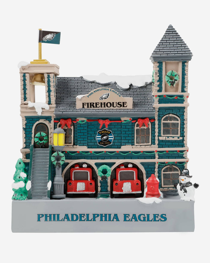 Philadelphia Eagles Light Up Resin Team Firehouse FOCO - FOCO.com