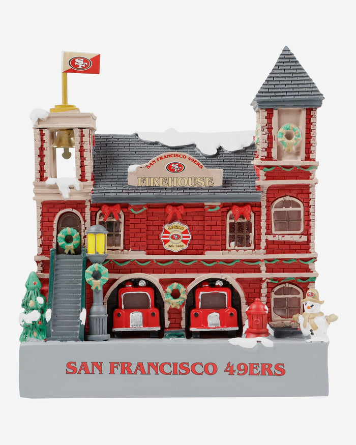 San Francisco 49ers Light Up Resin Team Firehouse FOCO - FOCO.com