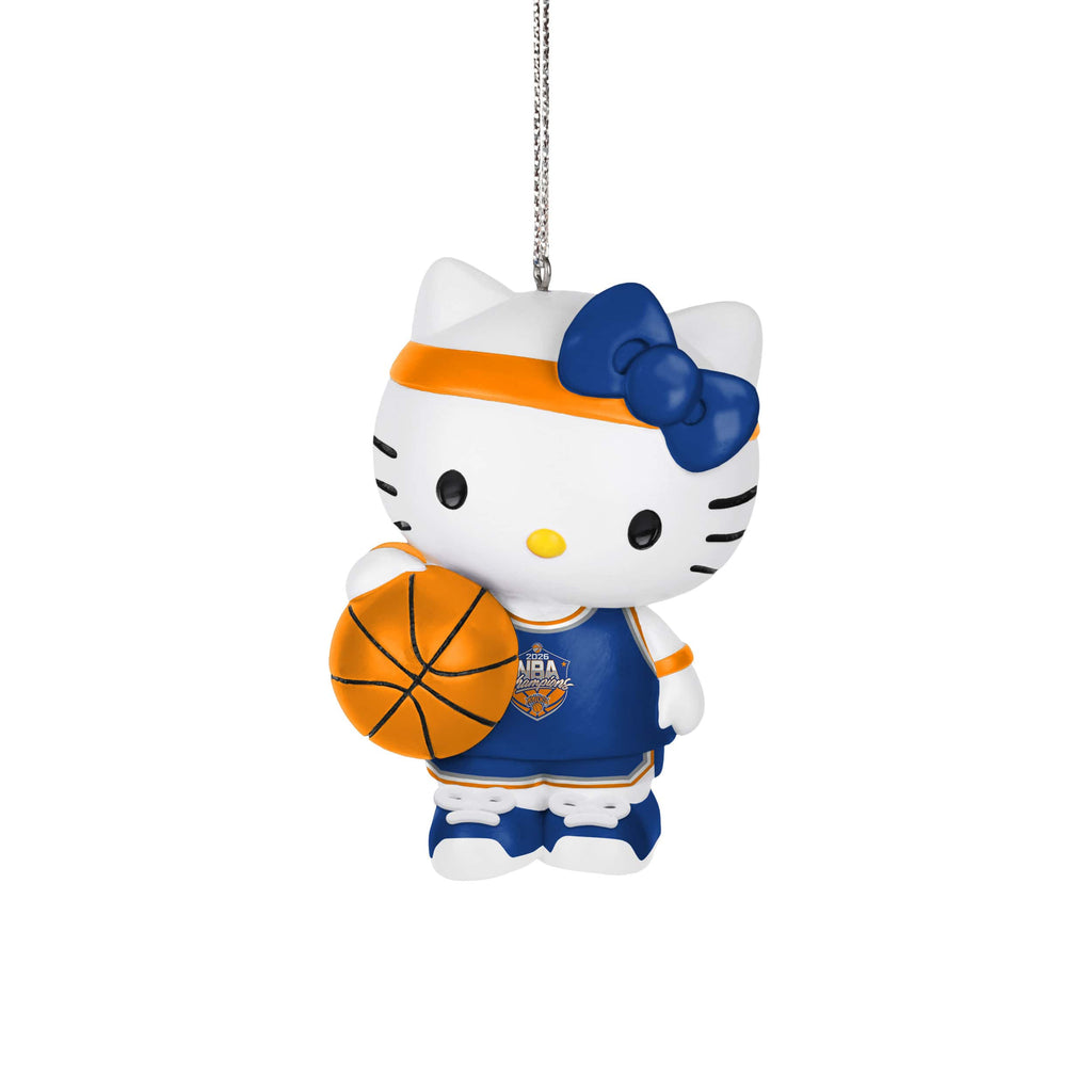 New York Knicks 2026 NBA Champions Hello Kitty® Resin Jersey Ornament FOCO - FOCO.com