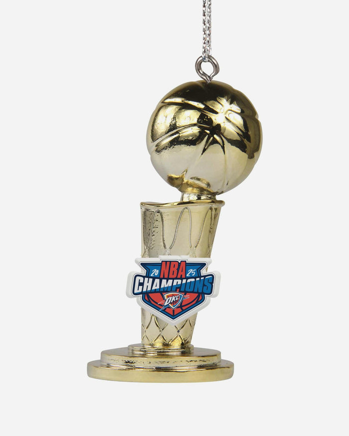 Oklahoma City Thunder 2025 NBA Champions Trophy Ornament FOCO - FOCO.com
