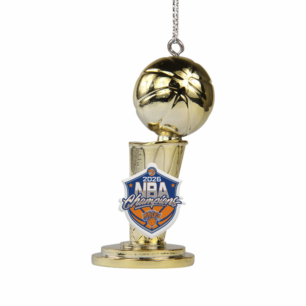 New York Knicks 2026 NBA Champions Trophy Ornament FOCO - FOCO.com
