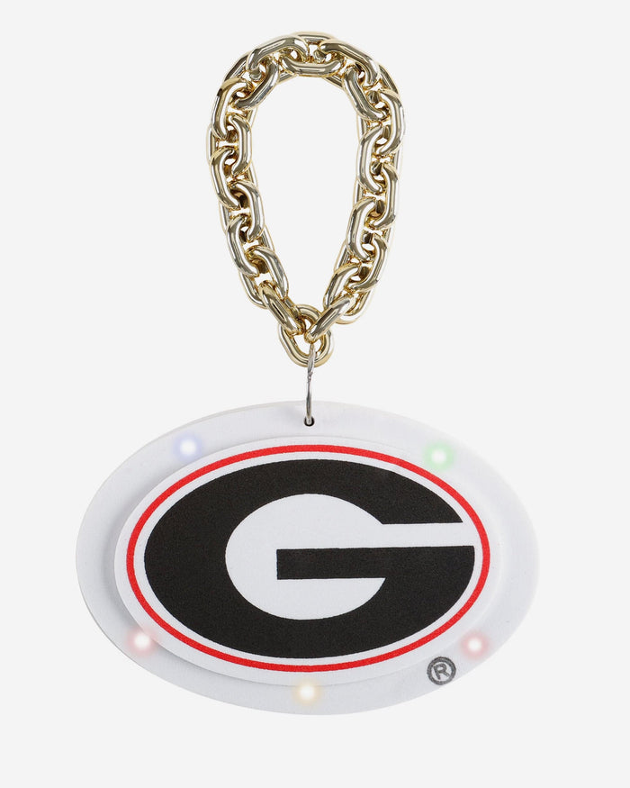 Georgia Bulldogs Big Logo Light Up Chain Ornament FOCO - FOCO.com