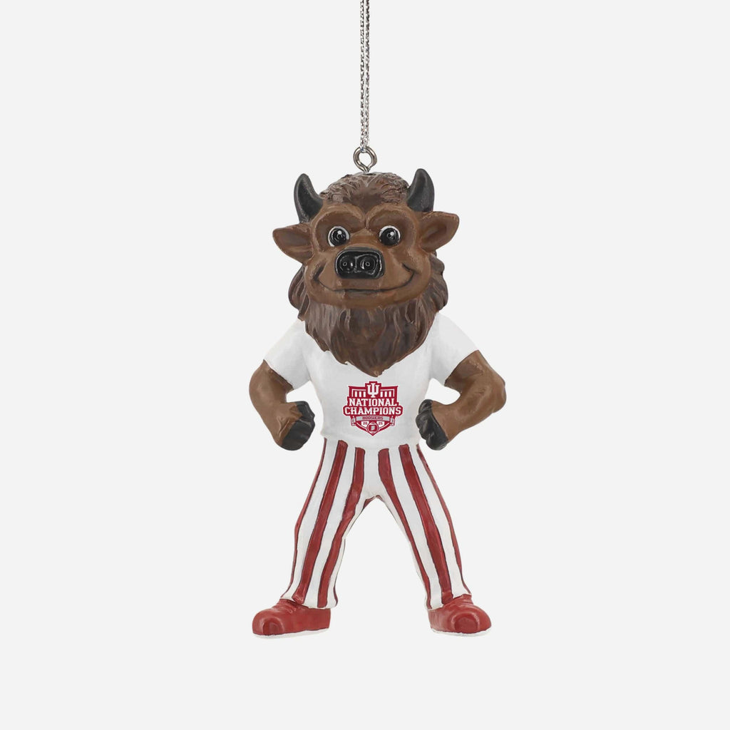 Indiana Hoosiers 2025 Football National Champions Mascot Ornament FOCO - FOCO.com