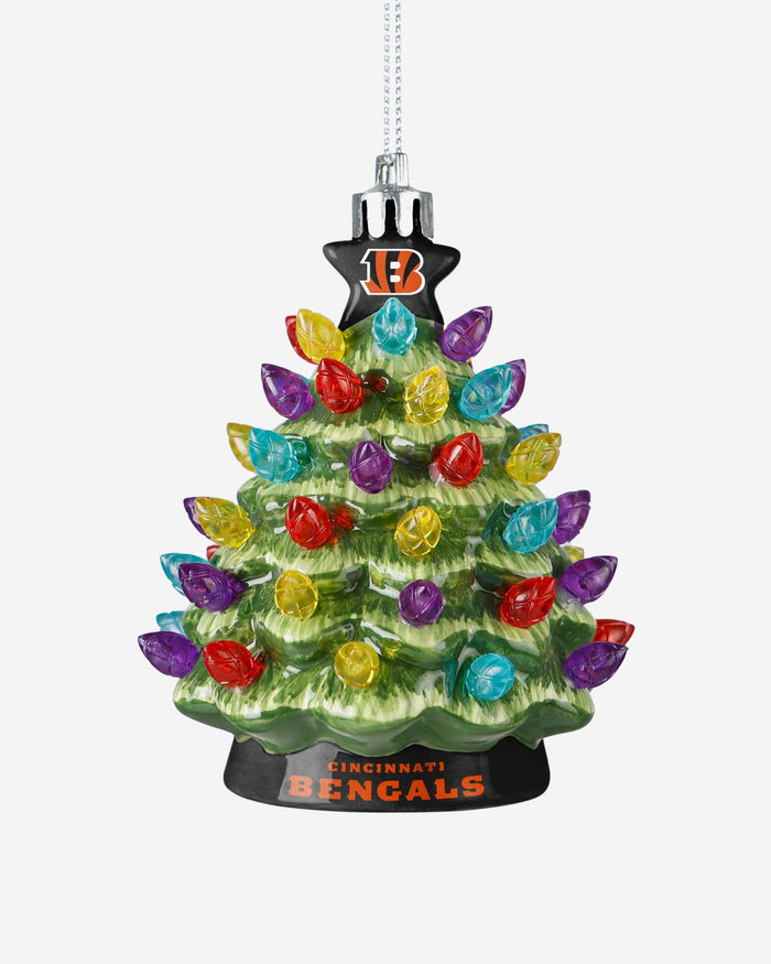 Cincinnati Bengals Ceramic Tree Ornament FOCO - FOCO.com