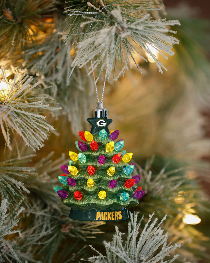 Green Bay Packers Ceramic Tree Ornament FOCO - FOCO.com