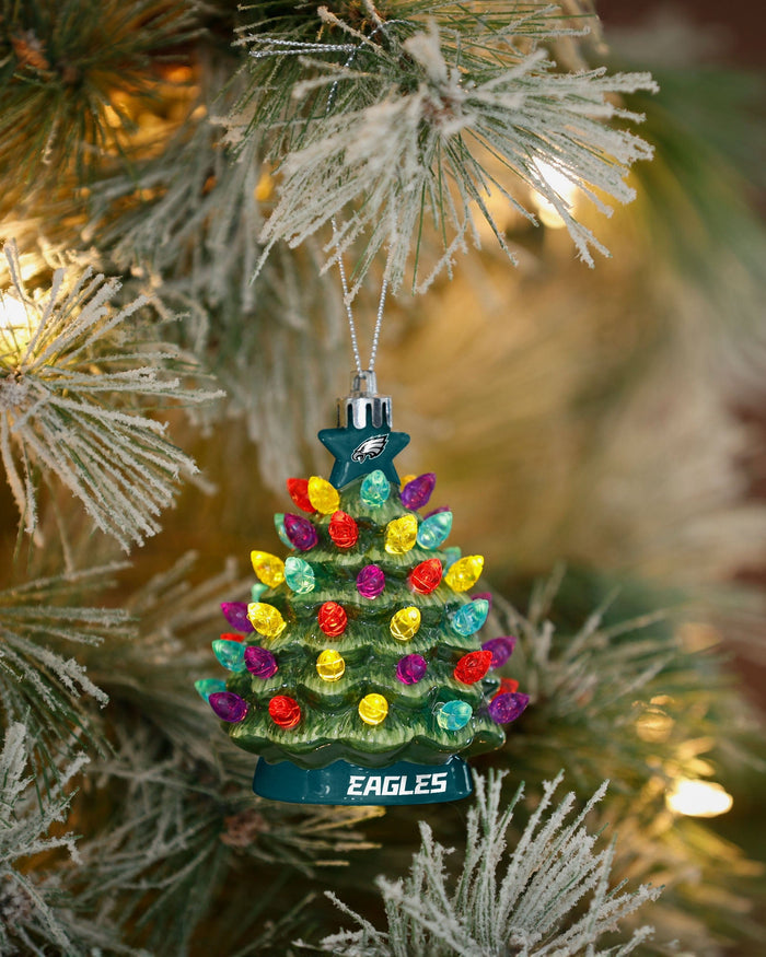 Philadelphia Eagles Ceramic Tree Ornament FOCO - FOCO.com