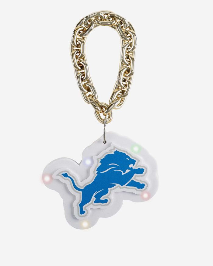 Detroit Lions Big Logo Light Up Chain Ornament FOCO - FOCO.com