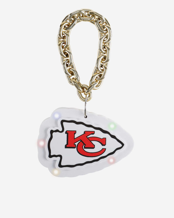 Kansas City Chiefs Big Logo Light Up Chain Ornament FOCO - FOCO.com