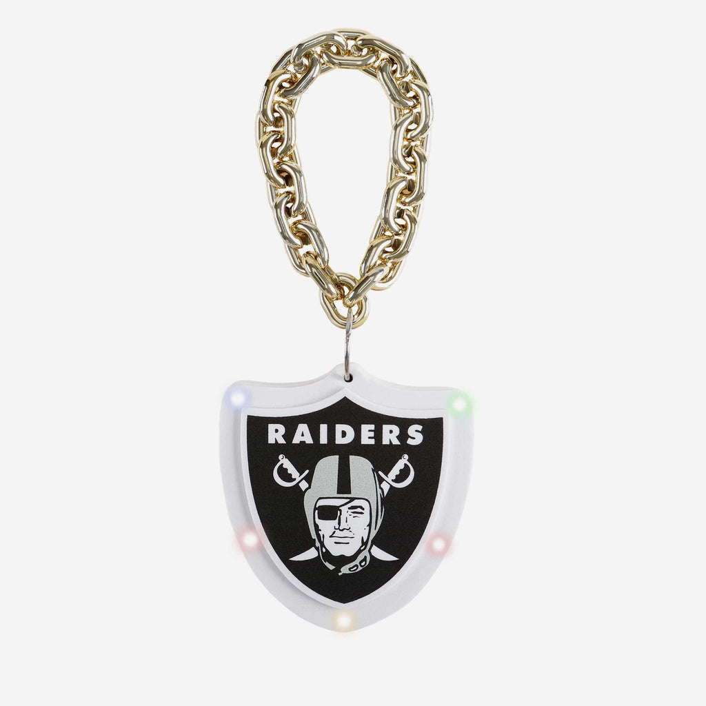 Las Vegas Raiders Big Logo Light Up Chain Ornament FOCO - FOCO.com