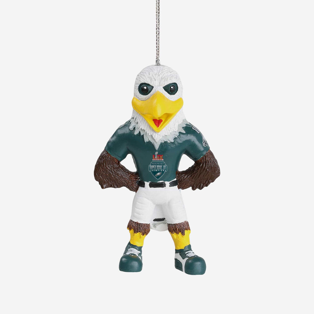 Philadelphia Eagles Super Bowl LIX Champions Mascot Ornament FOCO - FOCO.com