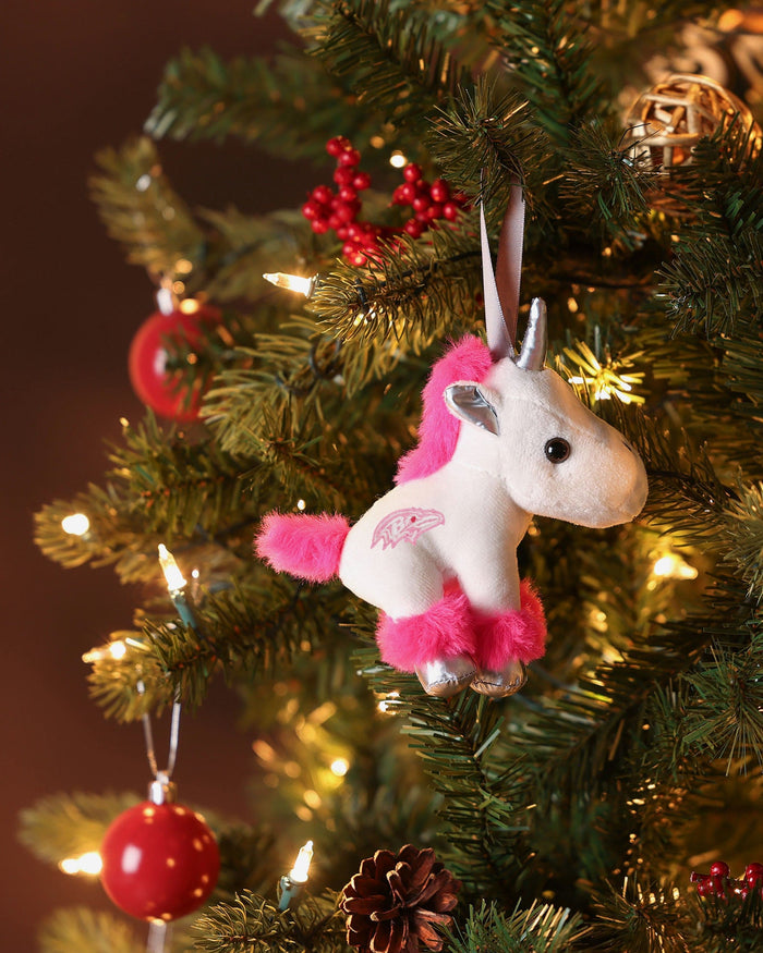 Baltimore Ravens Plush Unicorn Ornament FOCO - FOCO.com