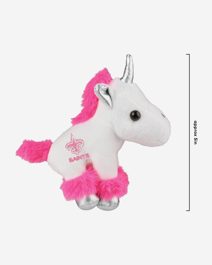 New Orleans Saints Plush Unicorn Ornament FOCO - FOCO.com