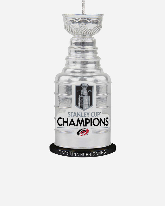 Carolina Hurricanes 2026 Stanley Cup Champions Trophy Ornament FOCO - FOCO.com