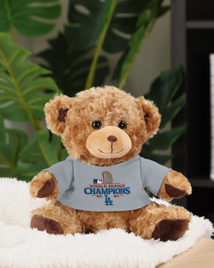 Los Angeles Dodgers 2024 World Series Champions Seated Shirt Bear FOCO - FOCO.com