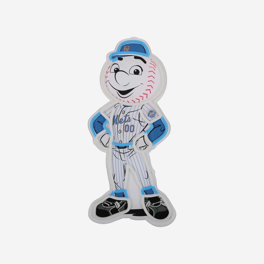 Mr Met New York Mets LED Neon Light Up Mascot Sign FOCO