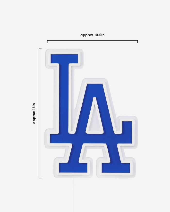 Los Angeles Dodgers LED Neon Light Up Team Logo Sign FOCO - FOCO.com