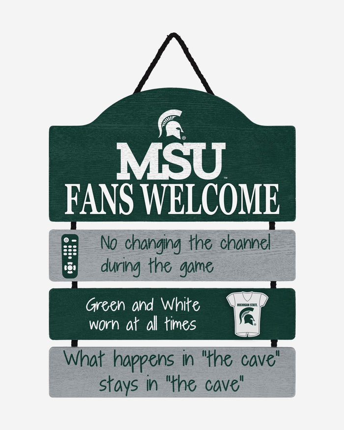 Michigan State Spartans Fancave Sign FOCO - FOCO.com