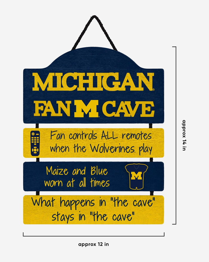 Michigan Wolverines Fancave Sign FOCO - FOCO.com