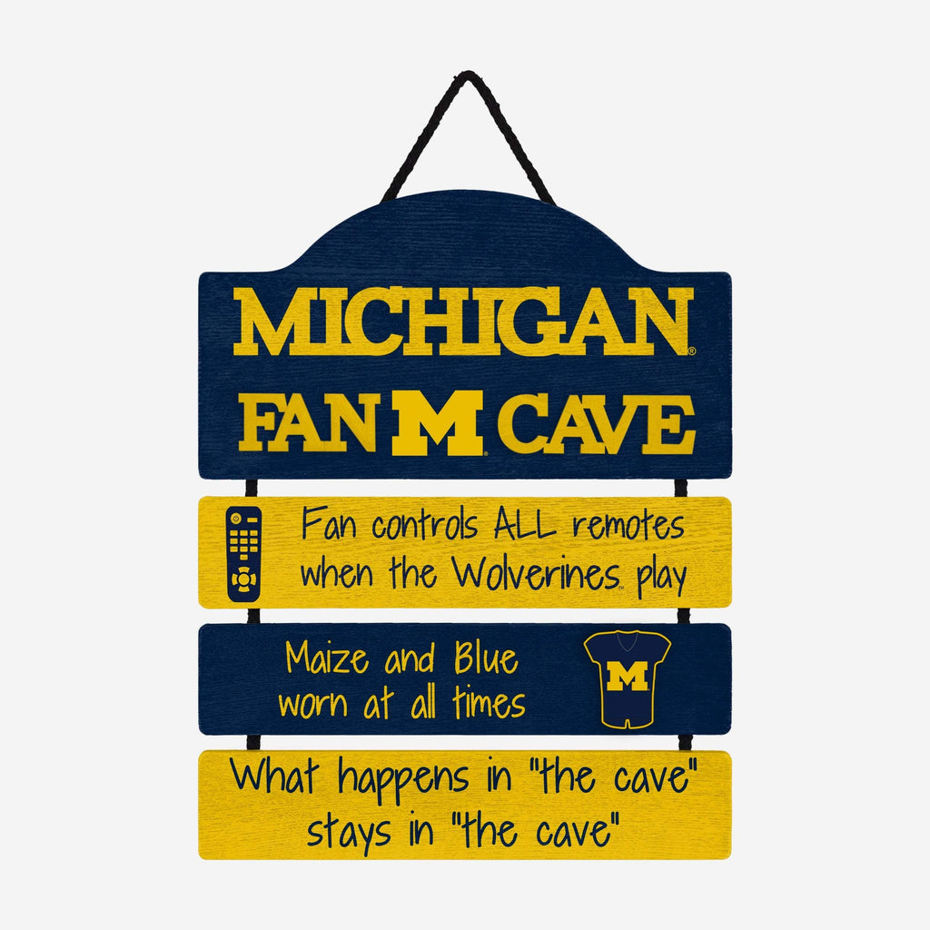 Michigan Wolverines Fancave Sign FOCO - FOCO.com