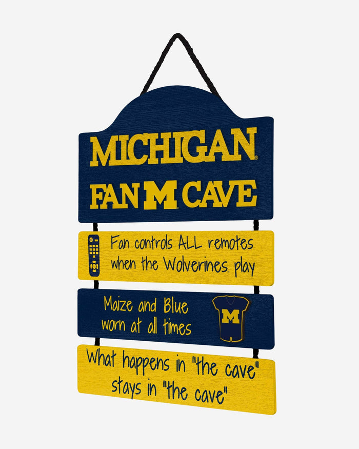 Michigan Wolverines Fancave Sign FOCO - FOCO.com