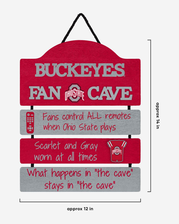 Ohio State Buckeyes Fancave Sign FOCO - FOCO.com