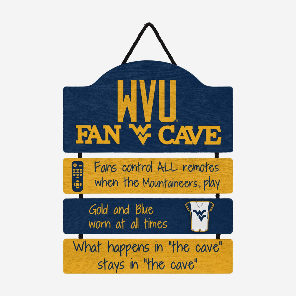 West Virginia Mountaineers Fancave Sign FOCO - FOCO.com