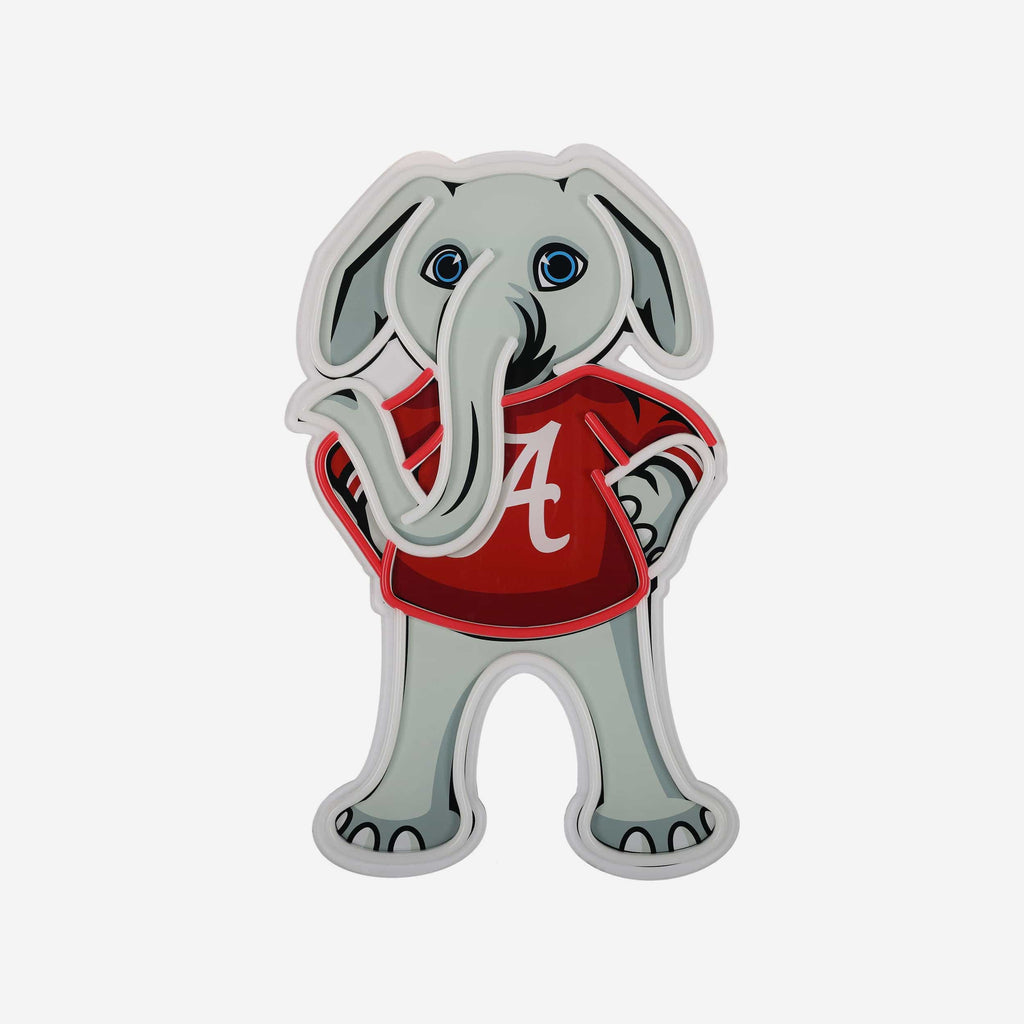 Big Al Alabama Crimson Tide LED Neon Light Up Mascot Sign FOCO - FOCO.com