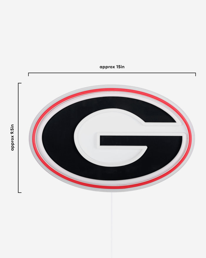 Georgia Bulldogs LED Neon Light Up Team Logo Sign FOCO - FOCO.com