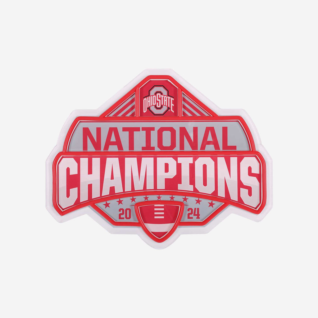 Ohio State Buckeyes 2024 Football National Champions LED Neon Sign FOCO - FOCO.com