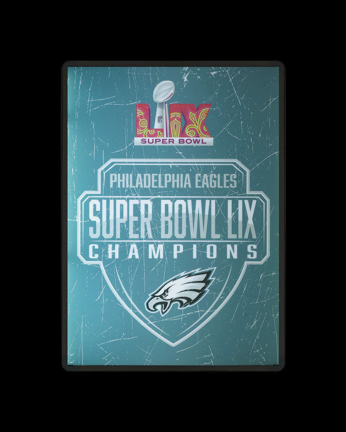 Philadelphia Eagles Super Bowl LIX Champions Big Logo Backlit Sign FOCO - FOCO.com