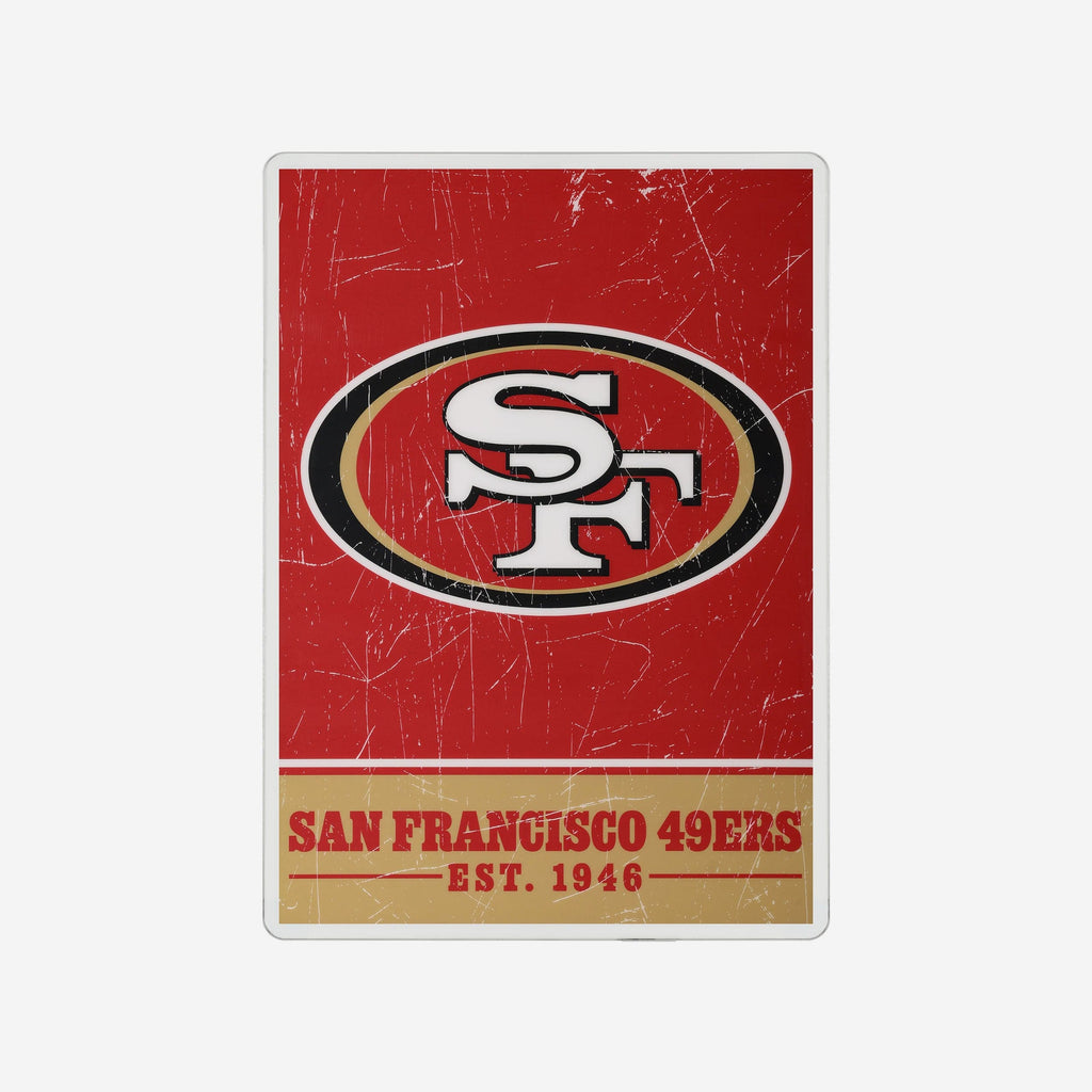 San Francisco 49ers Big Logo Backlit Sign FOCO - FOCO.com