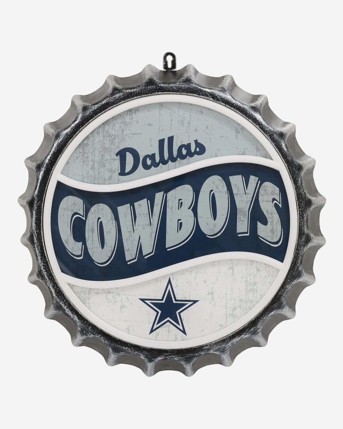 Dallas Cowboys LED Neon Backlit Bottle Cap Wall Sign FOCO - FOCO.com