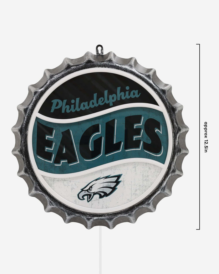 Philadelphia Eagles LED Neon Backlit Bottle Cap Wall Sign FOCO - FOCO.com