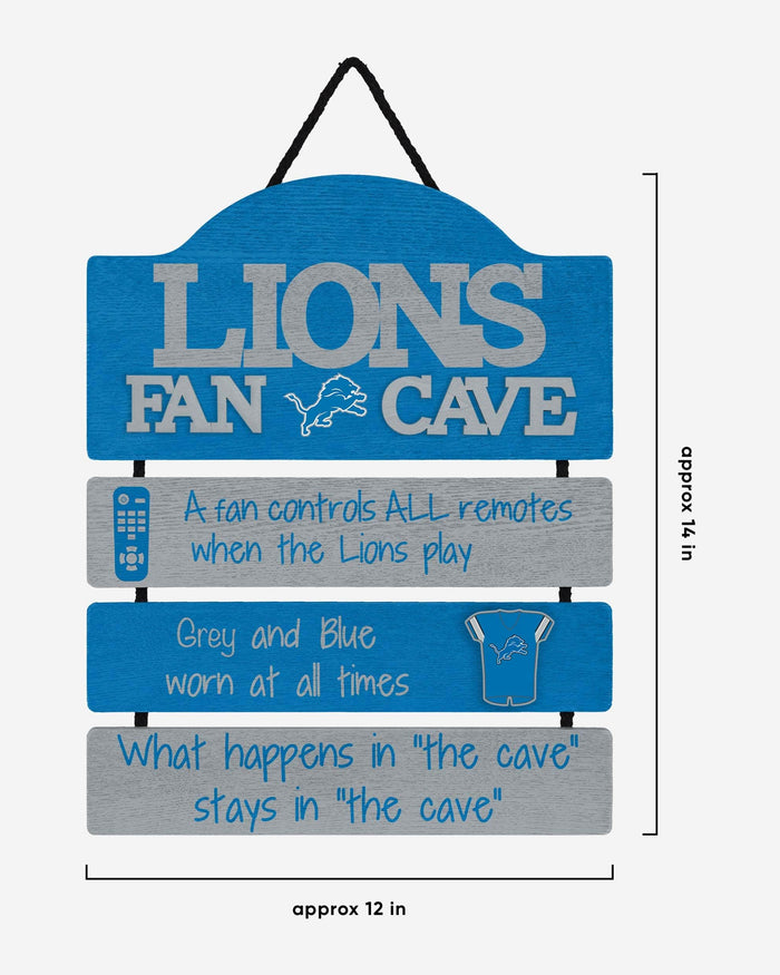 Detroit Lions Fancave Sign FOCO - FOCO.com