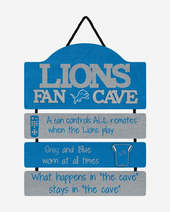 Detroit Lions Fancave Sign FOCO - FOCO.com