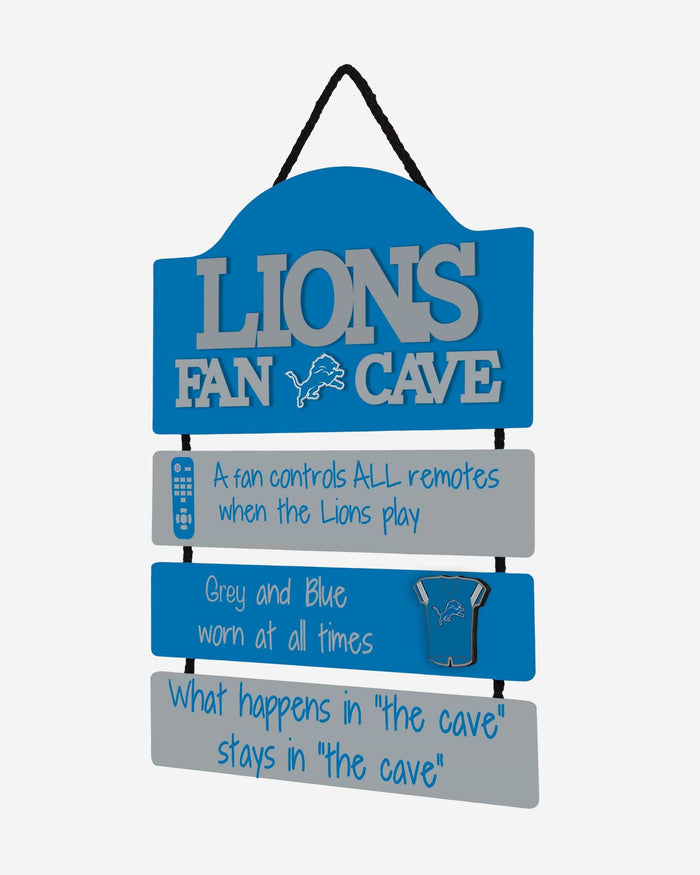 Detroit Lions Fancave Sign FOCO - FOCO.com