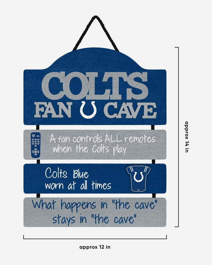 Indianapolis Colts Fancave Sign FOCO - FOCO.com