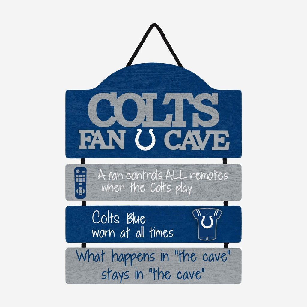 Indianapolis Colts Fancave Sign FOCO - FOCO.com