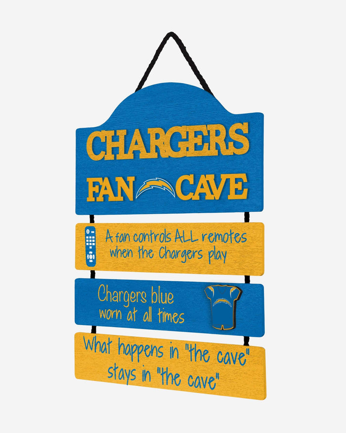 Los Angeles Chargers Fancave Sign FOCO - FOCO.com