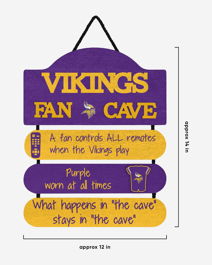 Minnesota Vikings Fancave Sign FOCO - FOCO.com