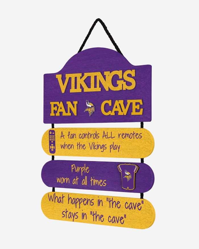 Minnesota Vikings Fancave Sign FOCO - FOCO.com