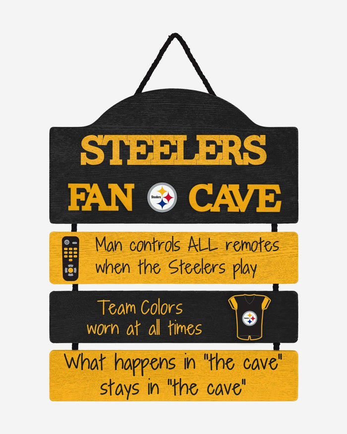 Pittsburgh Steelers Fancave Sign FOCO - FOCO.com