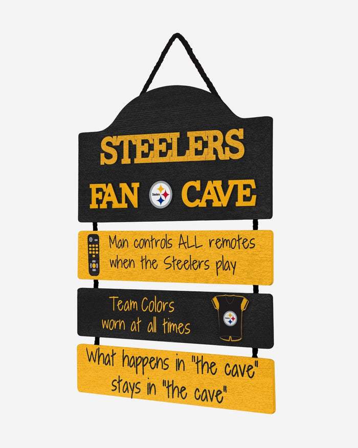 Pittsburgh Steelers Fancave Sign FOCO - FOCO.com