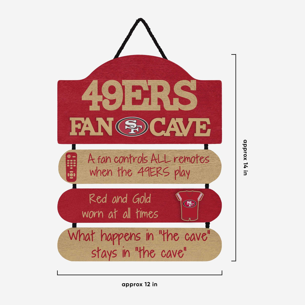 San Francisco 49ers Fancave Sign FOCO