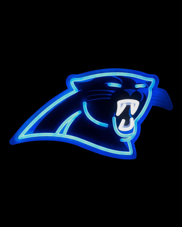 Carolina Panthers LED Neon Light Up Team Logo Sign FOCO - FOCO.com