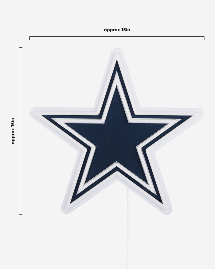 Dallas Cowboys LED Neon Light Up Team Logo Sign FOCO - FOCO.com