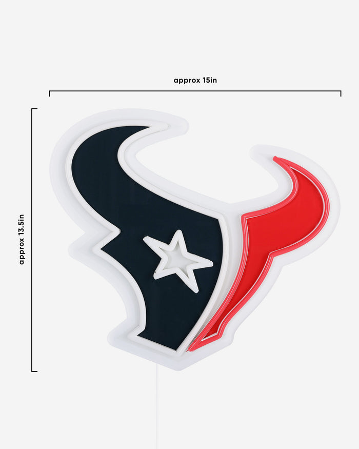 Houston Texans LED Neon Light Up Team Logo Sign FOCO - FOCO.com