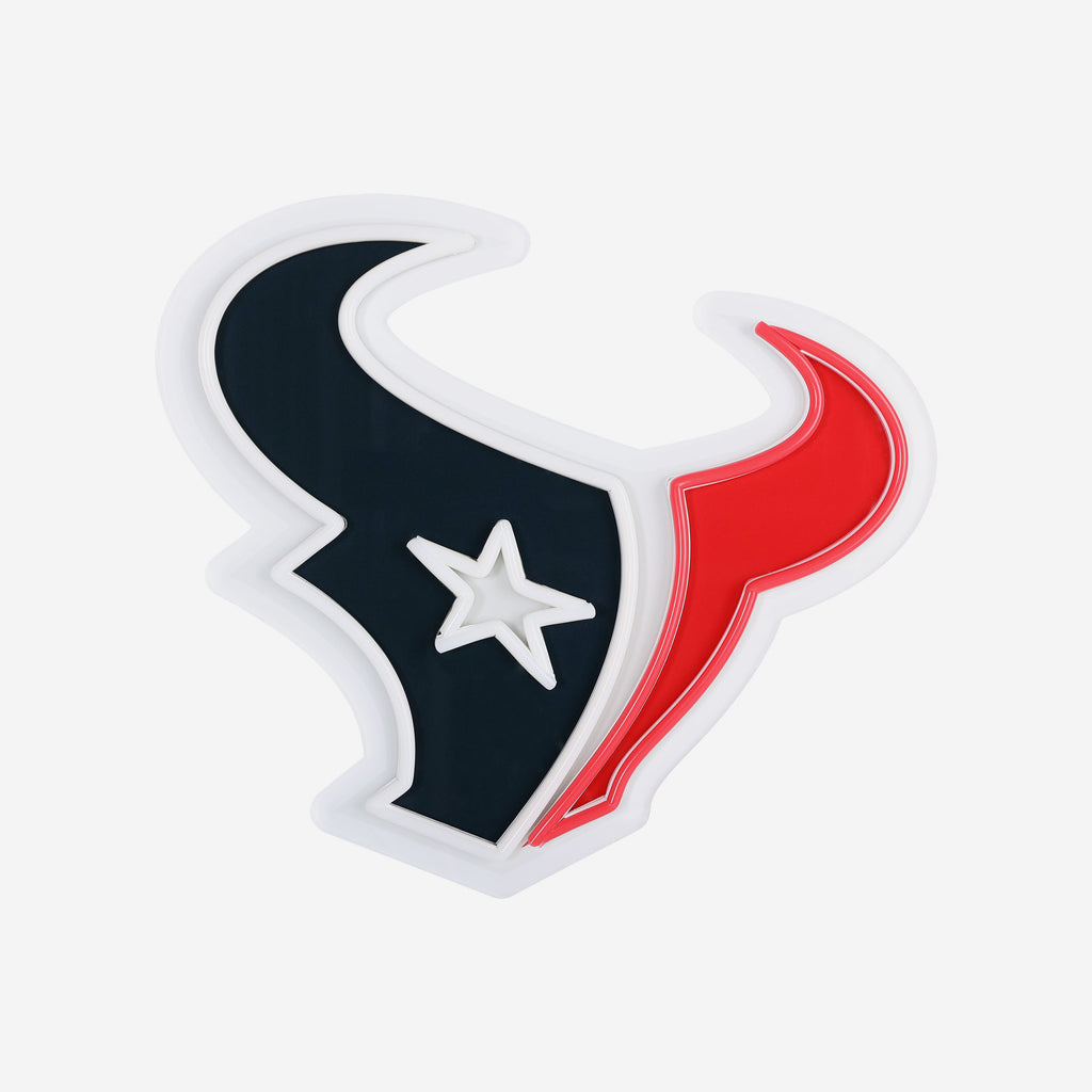 Houston Texans LED Neon Light Up Team Logo Sign FOCO - FOCO.com